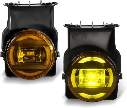 Vista 7 de Luces antiniebla LED y DRL compatibles con GMC Sierra 1500 2500 3500 de 2003-2006, 1 par de luces antiniebla delanteras con luces de circulación