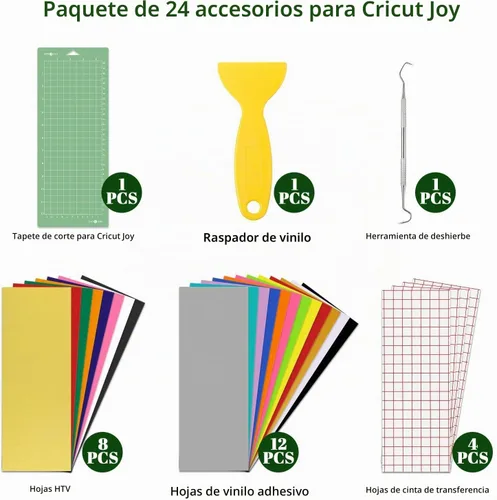 Vista 2 de HTVRONT Paquete de 24 accesorios compatibles con Cricut Joy/Joy 2