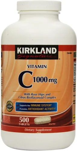Vista 6 de Kirkland Signature Vitamina C 1000 mg., 500 Tabletas