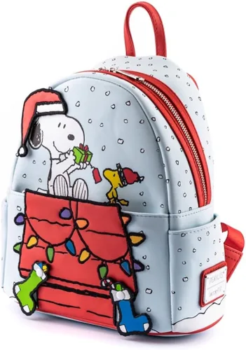 Vista 4 de Loungefly Peanuts Gift Snoopy 38 Woodstock Mini Mochila, Multi