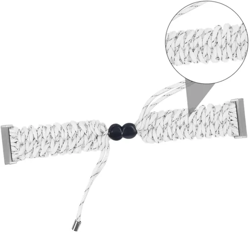 Vista 5 de 2 piezas de correa de cuerda relojes inteligentes para hombres relojes de señoras reloj pulsera inteligente para mujer reloj de cuerda reloj
