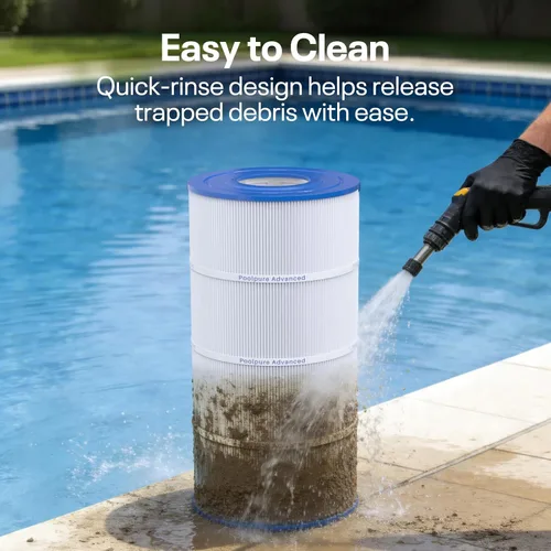 Vista 8 de POOLPURE Filtro de piscina PLF90A reemplaza a Hayward C900, CX900RE, Pleatco PA90, Ultral-B6, Unicel C-8409, Filbur FC-1292, Sta-Rite PXC95, 90 pies
