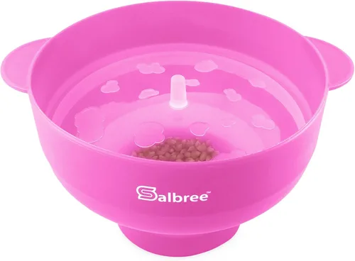 Vista 7 de Salbree Tazón plegable de silicona para hacer palomitas de maíz para Rosa