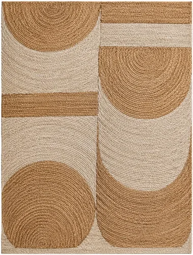 Vista 6 de Collection - Alfombra de pasillo de yute hecha a mano de 3 x 10 pies para cocina, pasillo, alfombra de fibra natural, alfombra decorativa de yute
