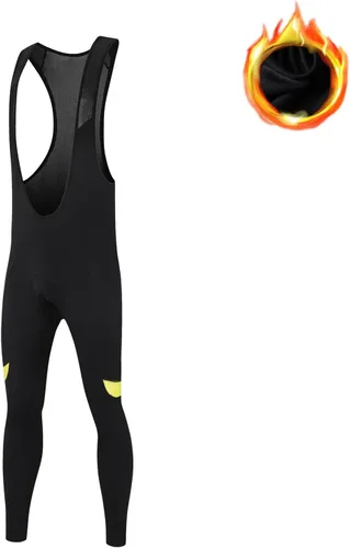 Vista 8 de UGLY FROG Winter Fleece Warm Men's Cycling Pants 20D Padded Bike Tights Bicycle Biking MTB Long Leggings Pockets UPF 50+