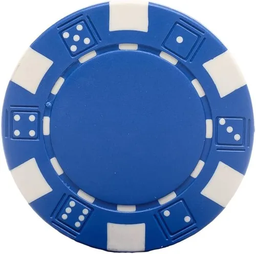 Vista 6 de WE Games Fichas de póquer de arcilla con rayas y dados, 0.41 oz, incluye 25, color negro