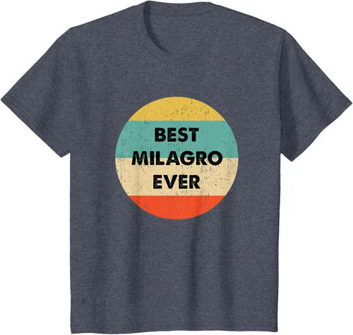 Vista 17 de Camiseta Milagro Name, Negro