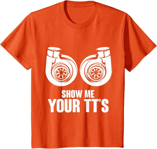 Vista 67 de Funny Show Me Your TT's Twin Turbo Car Racing Camiseta, Negro, S