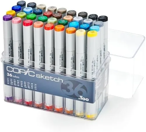 Vista 2 de Copic Sketch - Juego de rotuladores Básico
