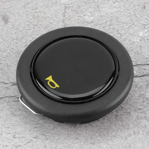 Vista 8 de Fydun Cubierta del altavoz del volante modificado para automóvil, botón de bocina, botón de altavoz estándar ilimitado, botón universal modificado