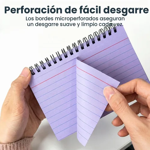 Vista 3 de Koogel 400 Tarjetas de Índice, Tarjetas de Índice Grandes de 4x6 con Anillos para Llaves para la Escuela, Tarjetas Flash, Tarjetas de Nota Pesadas