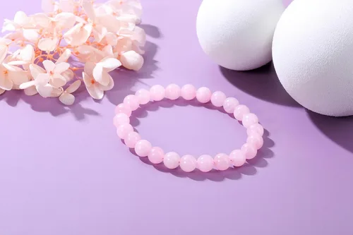 Vista 10 de Jovivi Pulsera elástica de cuentas redondas semipreciosas naturales – 0.315 pulgadas hecha a mano con cuentas de piedras preciosas curativas