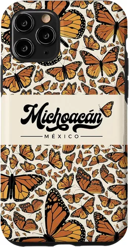Vista 13 de Funda para iPhone 12 mini Michoacan México Mariposas Monarca