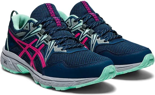 Vista 2 de ASICS Zapatillas largas para correr Gel-Venture 8 para todo el invierno, Azul Patchwork