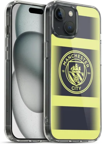 Vista 43 de Head Case Designs Funda de gel con licencia oficial del Manchester City Man City FC Away 2022/23 [protección de grado militar] compatible con Apple