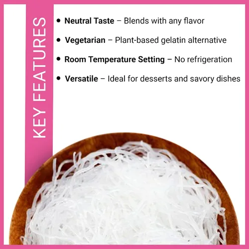 Vista 2 de Agar-Agar Hierba - Hierba de China (Hierba Faluda) (Vegetariano) - 3.53 oz