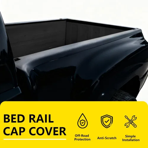Vista 6 de Tapas para rieles de cama compatibles con Chevy Silverado 1999 2000 2001 2002 2003 2004 2005/GMC Sierra 1500 izquierda del conductor y lado derecho
