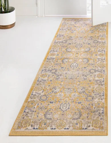 Vista 10 de Unique Loom Whitney Collection - Alfombra tradicional con borde (7 pies x 7 pies octagonal, gris nube)
