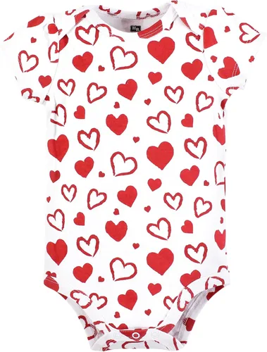 Vista 281 de Hudson Baby baby-girls Cotton Bodysuits 3-pack