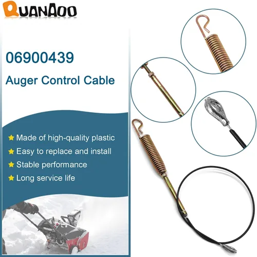 Vista 6 de Cable de control de barrena 06900439 para Ariens Gravely se adapta a Ariens Gravely Power Brush Deluxe Pro 24 28 30 36 Reemplazo del cable