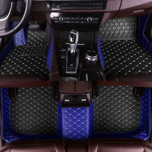 Vista 19 de Alfombra de piso de coche para A B C CLA CLS CLK GLE GLS GLA GLB GLC GLK GL ML G S SL CL SLC R SLK EQA EQB EQC EQS EQE Alfombras impermeables Negro