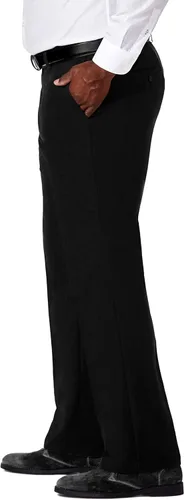 Vista 2 de Haggar Pantalón de golf Cool 18 Pro de ajuste clásico para hombre Negro