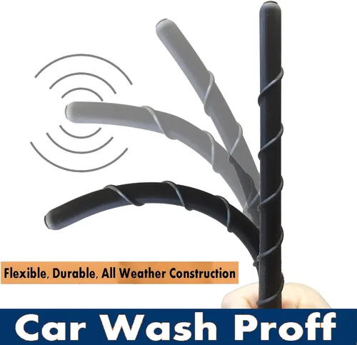Vista 4 de Reemplazo de antena de 8 pulgadas para Dodge Nitro (2007-2010), antena Dodge Nitro Antenas de goma flexible personalizadas