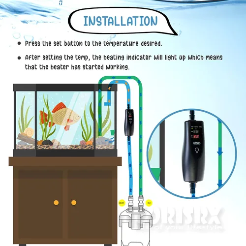 Vista 4 de ISTA Calentador externo en línea I-H616 500W