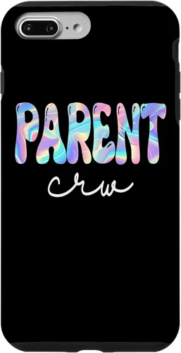 Vista 9 de iPhone 15 Parent Crew Groovy Back to School Cute Teachers Women Girl Case