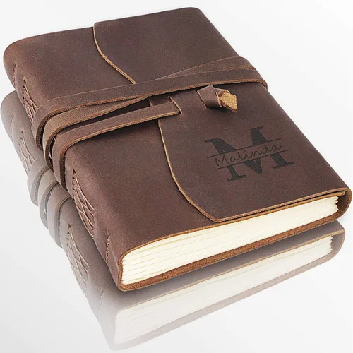 Vista 17 de Diarios de cuero personalizados para cuadernos bíblicos cristianos personalizados de 5 x 7 pulgadas, cuaderno de bocetos, diario de viaje, regalos