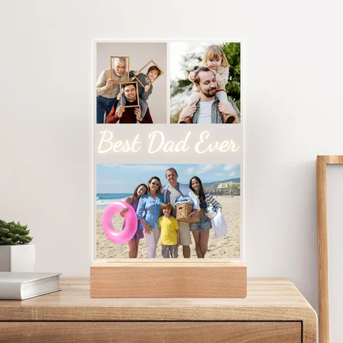 Vista 5 de KoxSmar - Marcos de fotos personalizados, marcos de fotos personalizados, regalos de cumpleaños personalizados para el día del padre, para papá