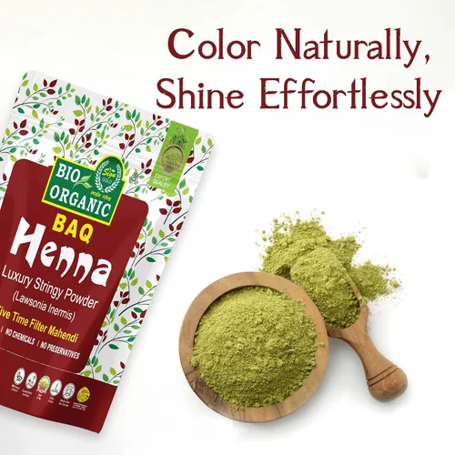 Vista 6 de Polvo de henna para tinte para el cabello Lawsonia Inermis Polvo Mehndi Cinco desplazados Natural y crudo (10.11 onzas - 0.8 libras)