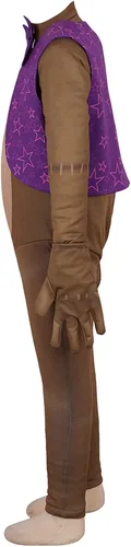 Vista 3 de aijina Disfraz de Freddy de Five Nights, disfraz de personaje de Fnaf para adultos y niños, disfraz de cosplay para Halloween