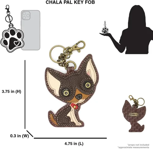 Vista 9 de CHALA Dog Collection - Llavero decorativo para mujer
