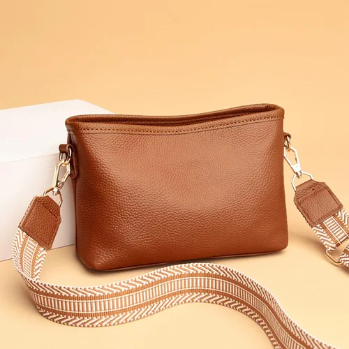Vista 2 de Liadreem Bolso bandolera para mujer con correa ancha