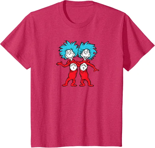 Vista 84 de Dr. Seuss Thing 1 Thing 2 Buddies - Camiseta Negro