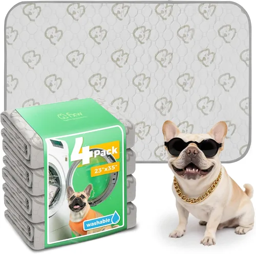 Vista 45 de FXW Almohadillas lavables para orina para perros, almohadillas para cachorros con súper absorbentes, diseñadas específicamente para jaulas de 24