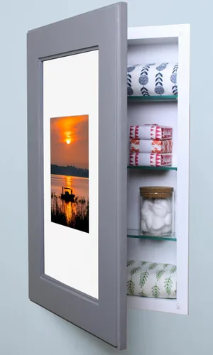 Vista 9 de Armario escondido de 13x16, regular, negro, 103BL2-AW
