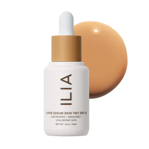Vista 32 de ILIA - Tinte de piel Super Serum SPF 40 Sin comedogénesis, vegano, ligero para ayudar contra la luz azul, + contaminación mientras hidrata, Balos