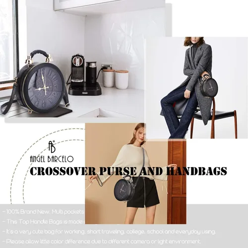 Vista 6 de Angel Barcelo Bolso cruzado y bolsos para mujer, bolso de hombro de moda para mujer