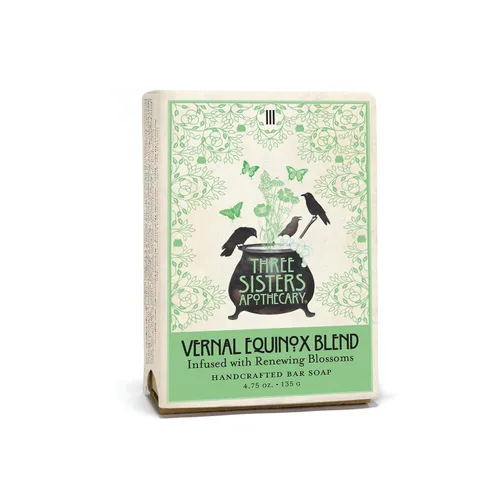 Vista 22 de Three Sisters Apothecary 4.75 oz. Jabón en barra artesanal (Naranja dulce y coco)