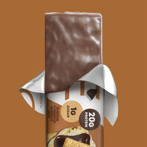 Vista 4 de ONE Barras de proteínas, Smores, sin gluten, con 0.71 onzas de proteína y 0.04 onzas de azúcar, grapas de despensa, 2.12 onzas (12 unidades)