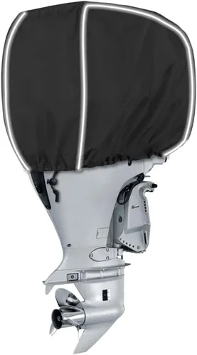 Vista 9 de Cubierta para Barco con Techo en T 900D - Cubierta para Barco de Consola Central de Servicio Pesado Resistente al Agua y Remolcable que se Ajusta a