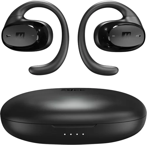 Vista 3 de MEE Audio AirHooks Pro - Auriculares deportivos inalámbricos con Bluetooth, cómodos, resistentes al sudor, sin aislamiento, para entrenamientos