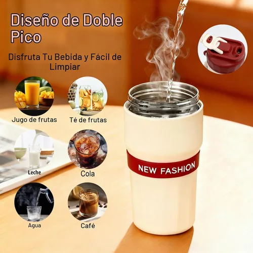 Vista 7 de Toycol Termo para té con infusor aislado con colador magnético desmontable, botella de agua aislada de acero inoxidable de 16 oz/480 ml para té