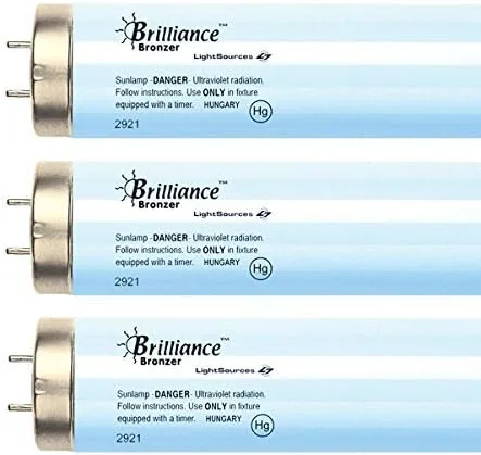 Vista 3 de Brilliance Bronzer F71 100W-120W 5.0% Bi-pin lámpara de bronceado (12)