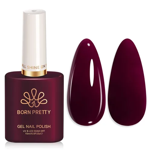 Vista 21 de Born Pretty - Esmalte de uñas de gel negro, diseño de Halloween negro opaco Negro puro