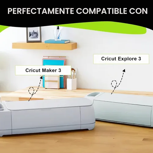 Vista 3 de UCEC Vinilo negro de 13 x 15 pies compatible con Cricut Maker/Explore 3 y 4