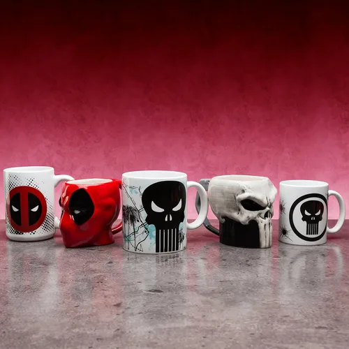 Vista 4 de Zak. Designs taza de porcelana, Extreme The Punisher, Multicolor