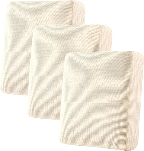 Vista 575 de H.VERSAILTEX Fundas de Cojín de Asiento Individuales Super Elásticas Fundas de Sofá Fundas de Cojín de Sofá Fundas Deslizables Juegos Tela de Sarga